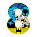 Batman Number 8 Edible Icing Image